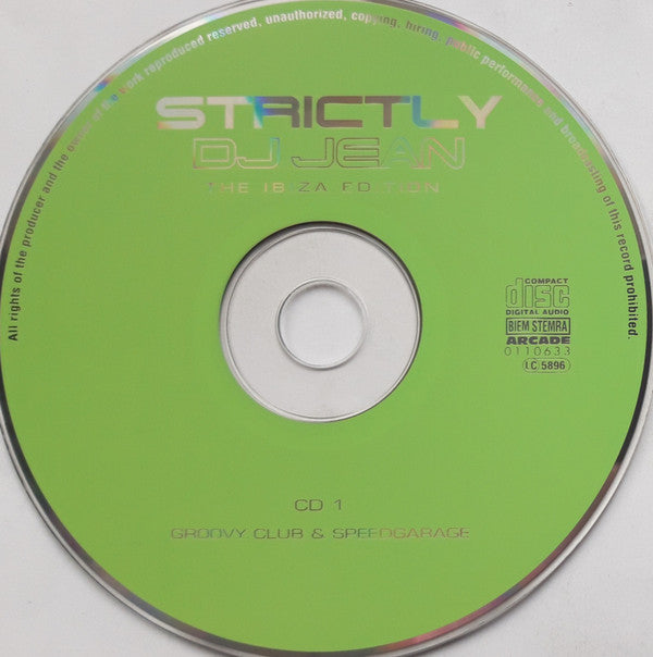 DJ Jean : Strictly DJ Jean - The Ibiza Edition (2xCD, Mixed)