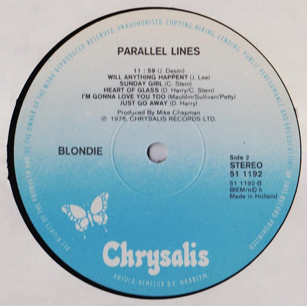 Blondie : Parallel Lines (LP, Album)