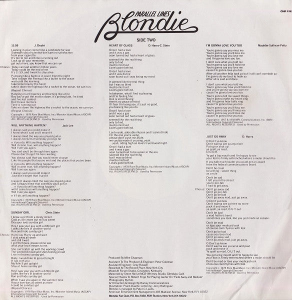 Blondie : Parallel Lines (LP, Album)
