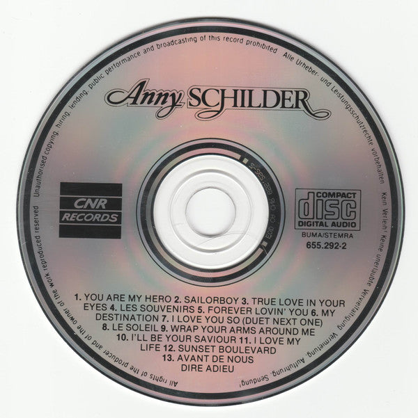 Anny Schilder : You Are My Hero (CD, Album)