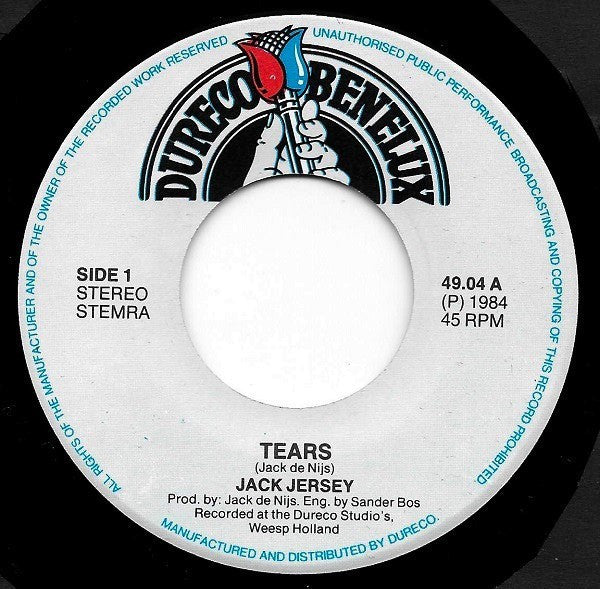 Jack Jersey : Tears (7", Single)