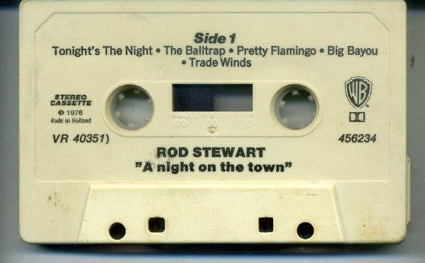 Rod Stewart : A Night On The Town (Cass, Album)