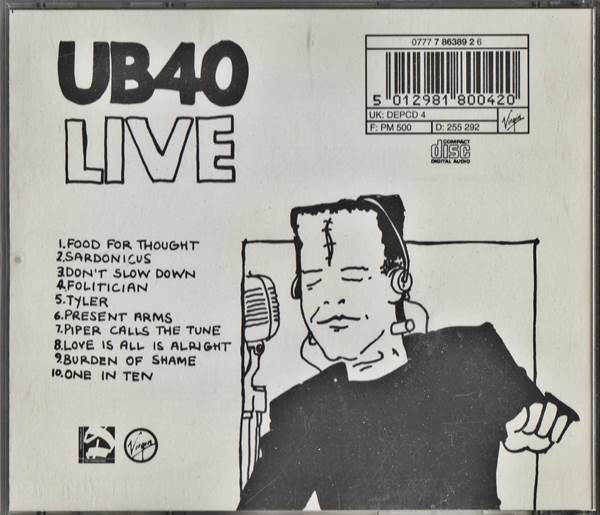 UB40 : Live (CD, Album)