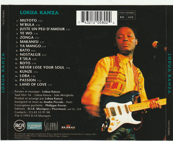 Lokua Kanza : Lokua Kanza (CD, Album)
