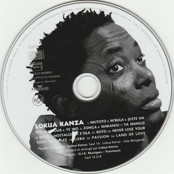 Lokua Kanza : Lokua Kanza (CD, Album)