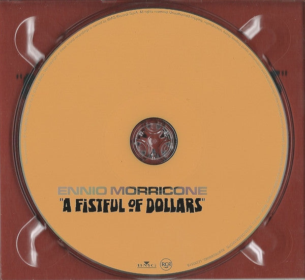Ennio Morricone : A Fistful Of Dollars (An Original Soundtrack Recording) (CD, Album, RE, Dig)