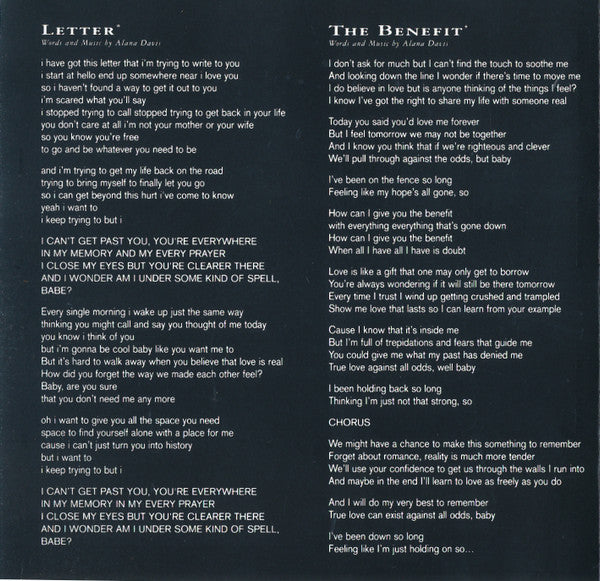 Alana Davis : Surrender Dorothy (CD, Album)