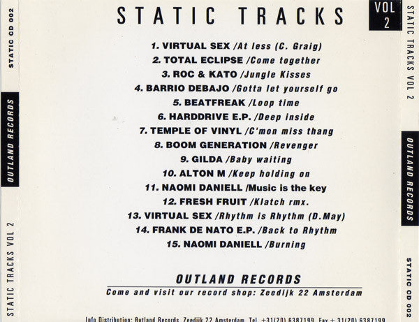 Various : Static Tracks Vol 2 (CD, Comp, Mixed)