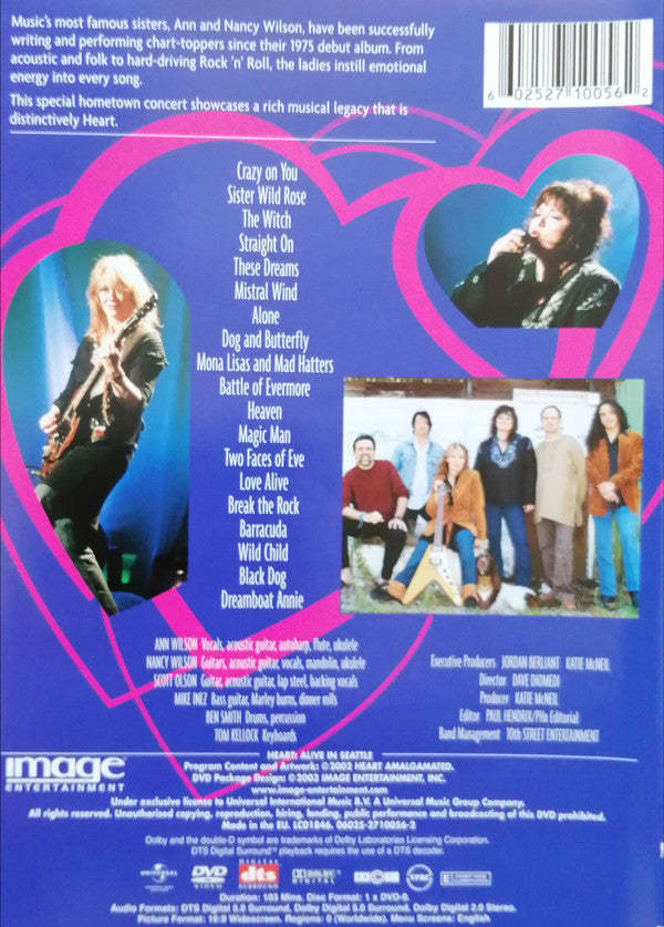 Heart : Alive In Seattle (DVD-V, DTS)
