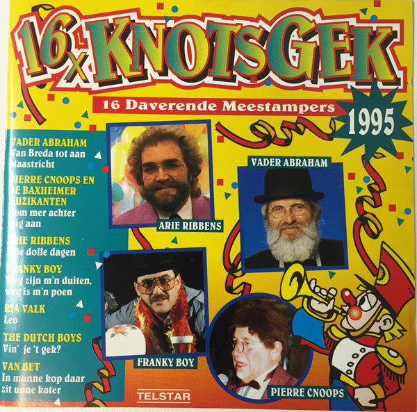 Various : 16x Knotsgek - 16 Daverende Meestampers 1995 (CD, Comp)