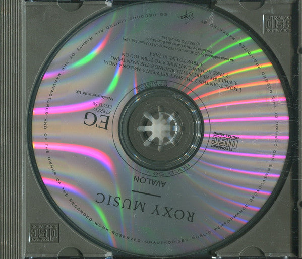 Roxy Music : Avalon (CD, Album, RE)