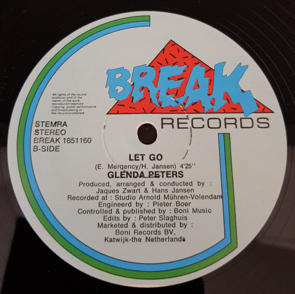 Glenda Peters : U Do Voodoo (Special Edit By Peter Slaghuis) (12")