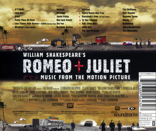 Various : William Shakespeare's Romeo + Juliet (Music From The Motion Picture) (CD, Comp, Enh)