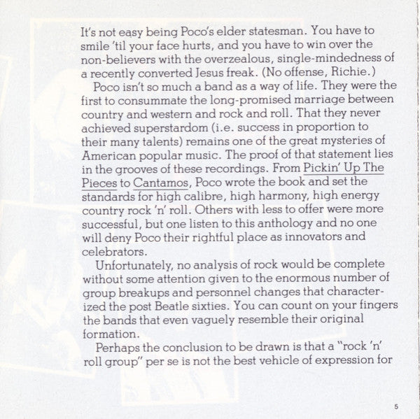 Poco (3) : The Very Best Of Poco (CD, Comp)