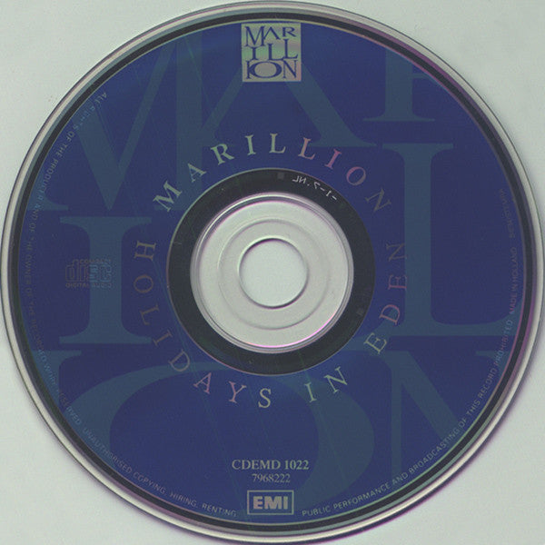 Marillion : Holidays In Eden (CD, Album)