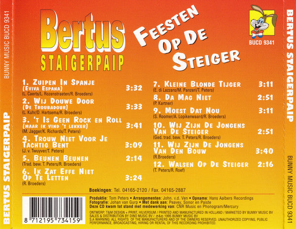Bertus Staigerpaip : Feesten Op De Steiger (CD, Album)