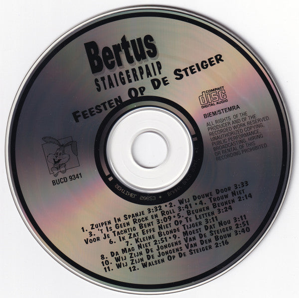 Bertus Staigerpaip : Feesten Op De Steiger (CD, Album)