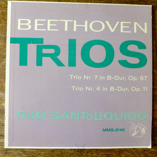 Ludwig Van Beethoven, Trio Santoliquido : Beethoven Trios - Trio Nr. 7 In B-Dur, Op.97 / Trio Nr.4 In B-Dur, Op.11 (LP)