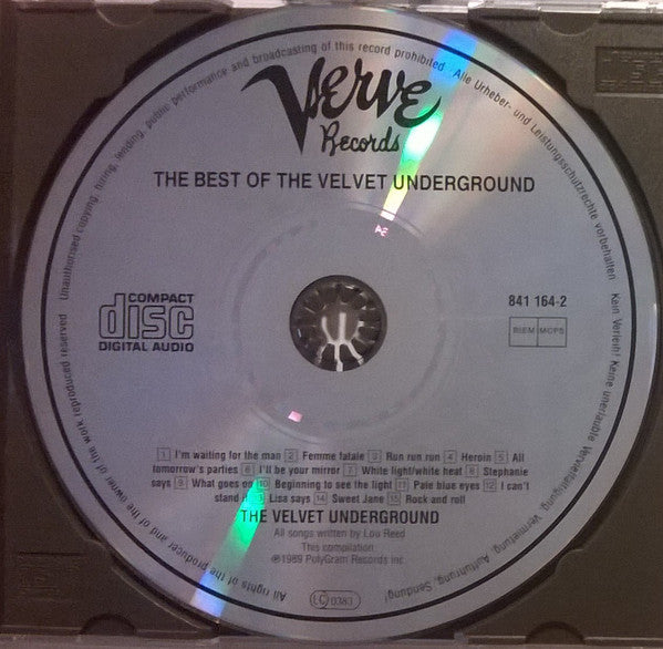 The Velvet Underground : The Best Of The Velvet Underground (Words And Music Of Lou Reed) (CD, Comp, RE)