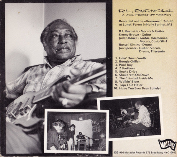 R.L. Burnside : A Ass Pocket Of Whiskey (CD, Album)