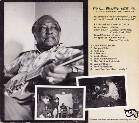 R.L. Burnside : A Ass Pocket Of Whiskey (CD, Album)