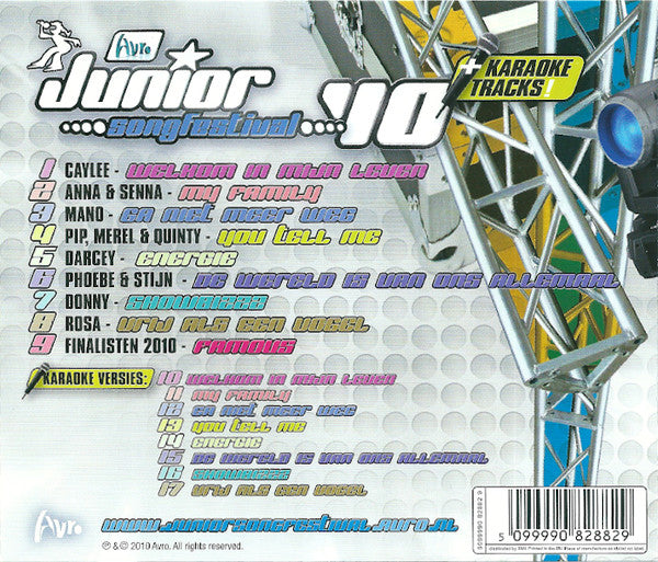 Various : Junior Songfestival '10 (CD, Album)