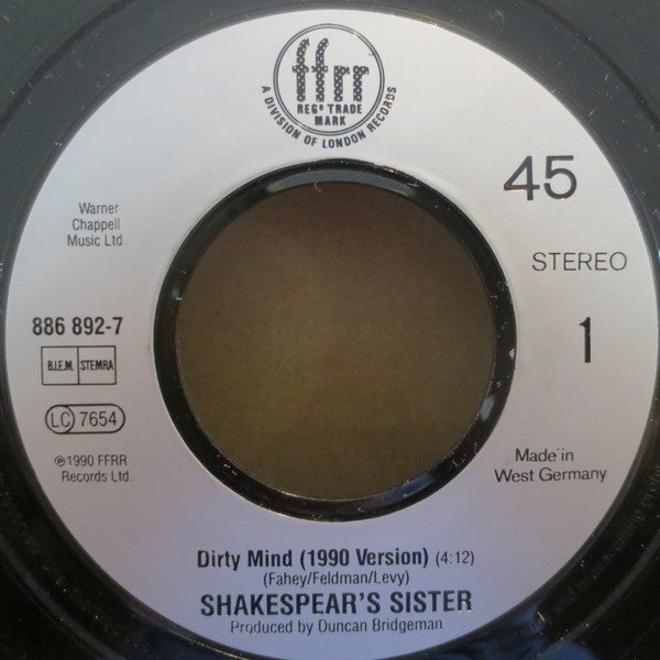 Shakespear's Sister : Dirty Mind (7", Single)