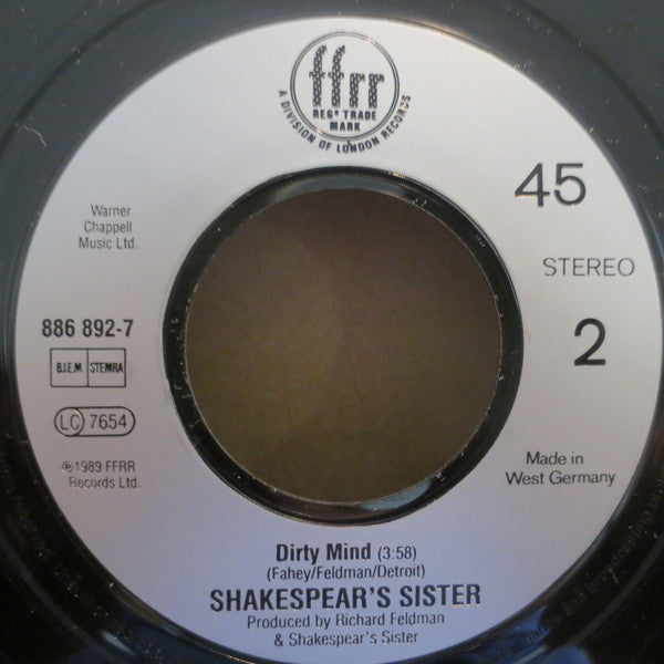 Shakespear's Sister : Dirty Mind (7", Single)