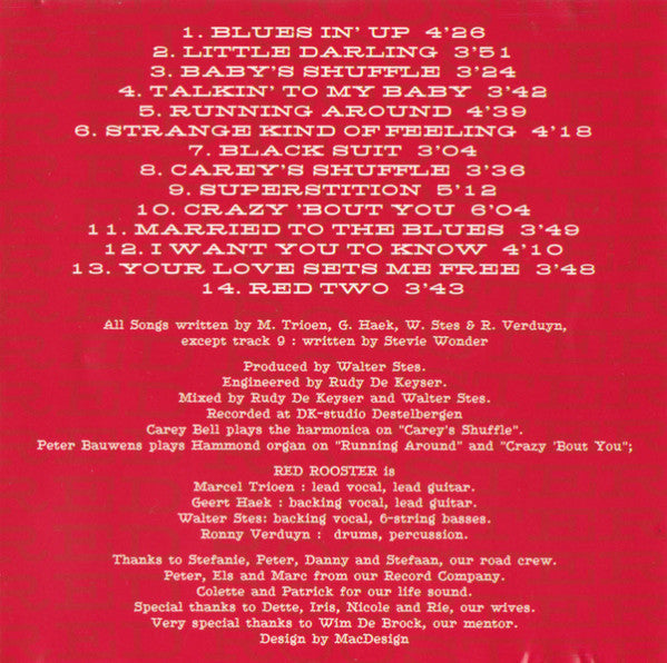 Red Rooster (5) : Bluesin' Up (CD, Album)