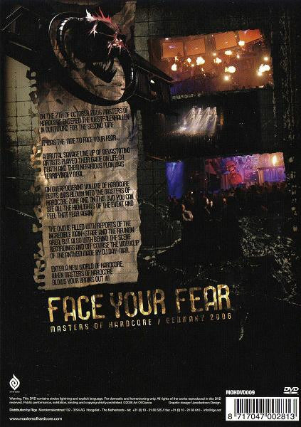 Various : Masters Of Hardcore - Face Your Fear (DVD)