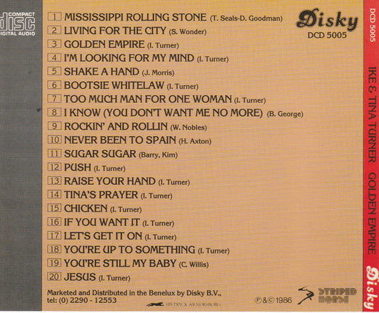 Ike & Tina Turner : Golden Empire (CD, Comp)