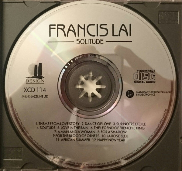 Francis Lai : Solitude (CD, Comp)