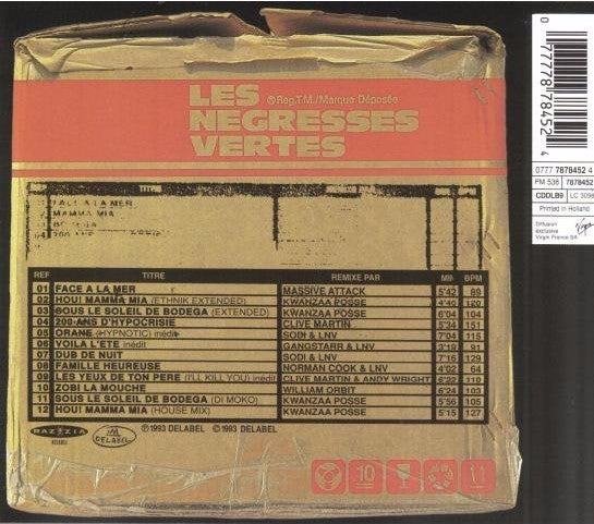 Les Negresses Vertes : 10 Remixes (87-93) (CD, Comp)