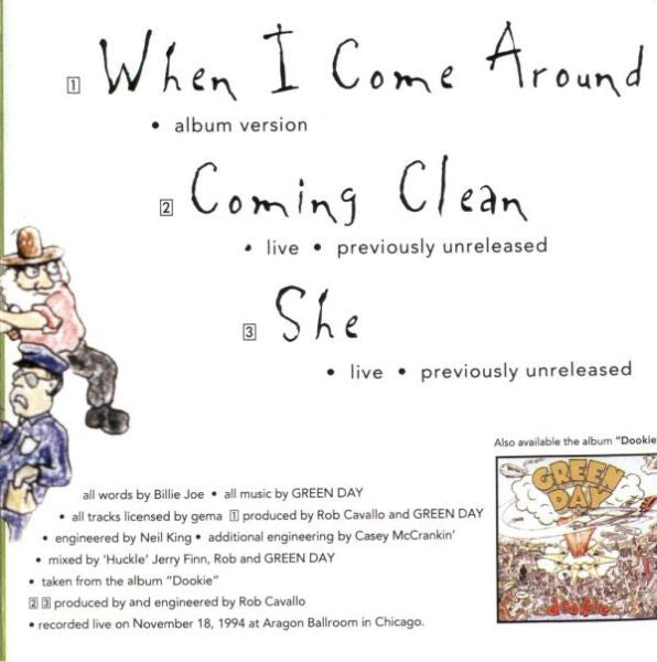 Green Day : When I Come Around (CD, Single)