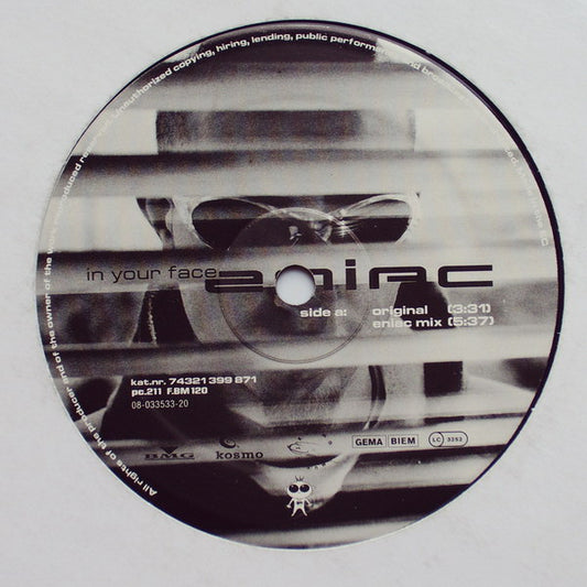 Eniac : In Your Face (12")