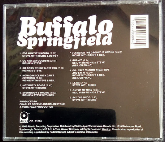 Buffalo Springfield : Buffalo Springfield (CD, Album, RE)