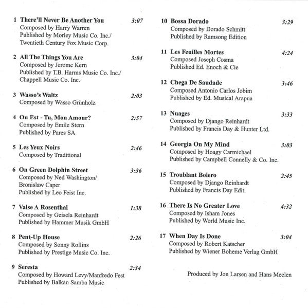 The Rosenberg Trio, Stochelo Rosenberg, Nous'che Rosenberg, Nonnie Rosenberg : Seresta (CD, Album, RE)