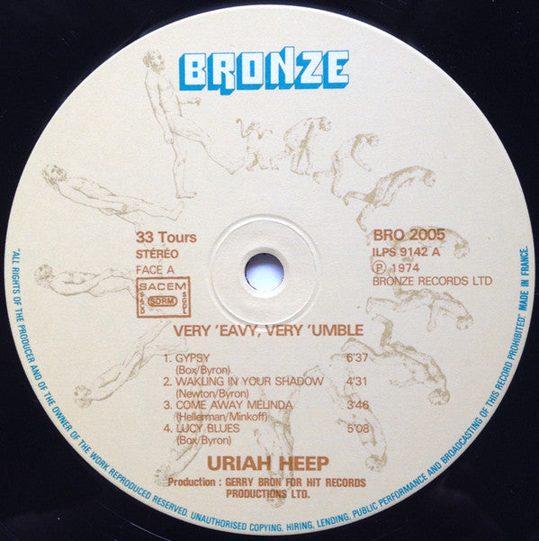 Uriah Heep : ...Very 'Eavy Very 'Umble... (LP, Album, RE, Gat)