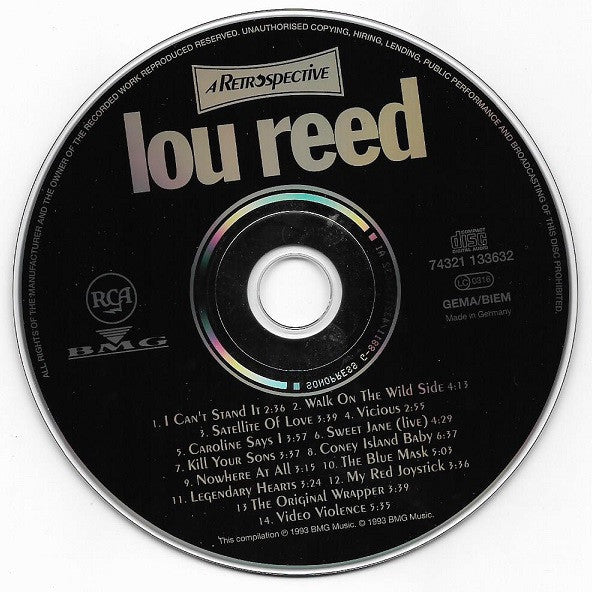 Lou Reed : A Retrospective (CD, Comp)