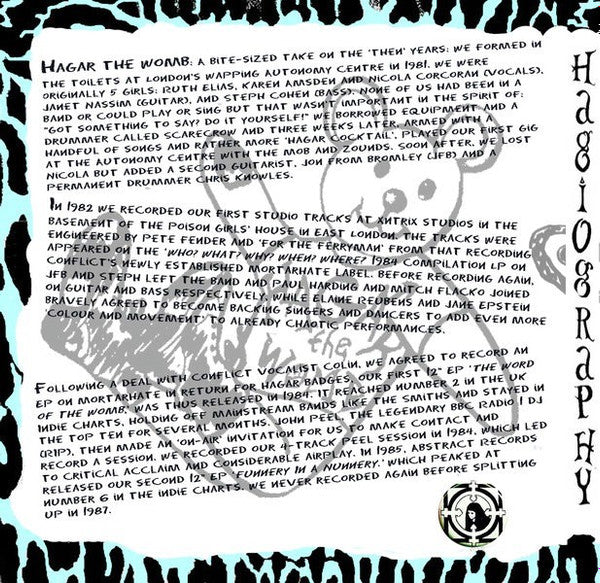 Hagar The Womb : Hagiography (CD, Album, Comp)