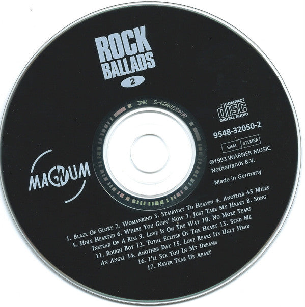 Various : Rock Ballads 2 (CD, Comp)