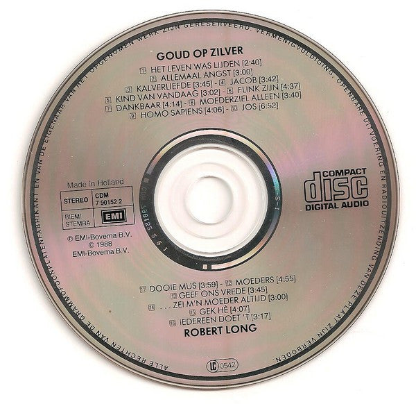 Robert Long : Goud Op Zilver (CD, Comp)