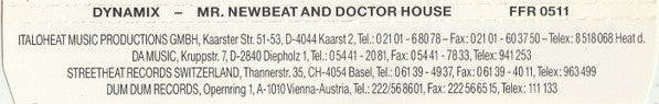 Various : Dynamix Presents Mr. Newbeat And Doctor House (CD, Maxi)