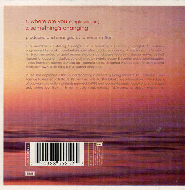 Imaani : Where Are You (CD, Single, Car)