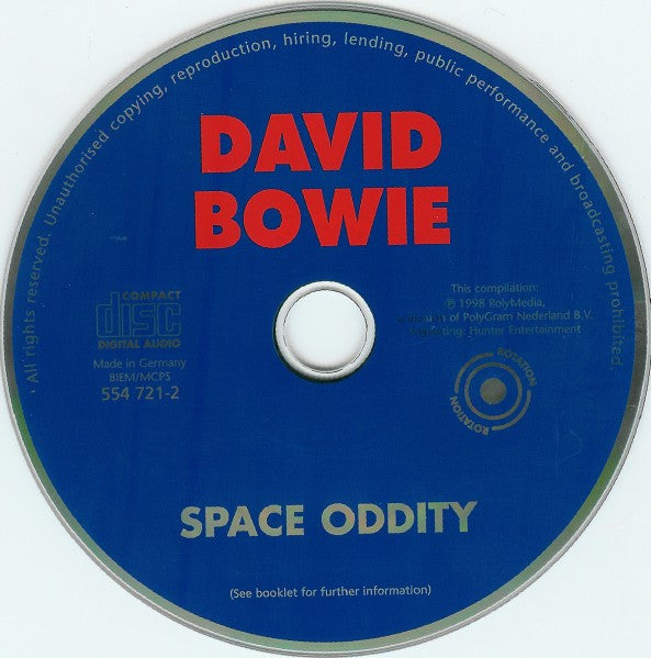 David Bowie : Space Oddity (CD, Comp, RE)