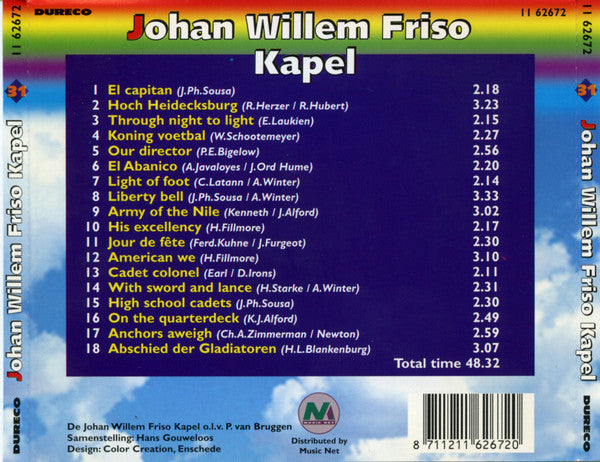 Johan Willem Friso Kapel : Johan Willem Friso Kapel (CD, Comp)