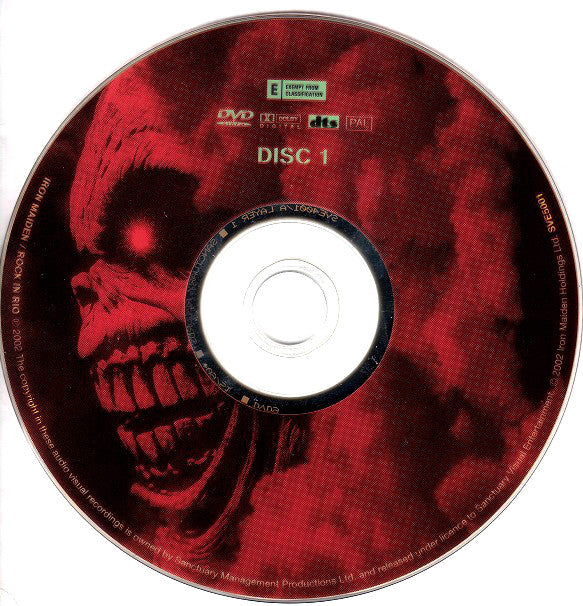 Iron Maiden : Rock In Rio (2xDVD-V, Multichannel, PAL)