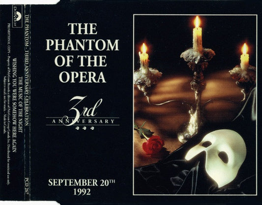 Andrew Lloyd Webber : The Phantom Of The Opera 3rd Anniversary - September, 20th 1992 (CD, Promo, Smplr)