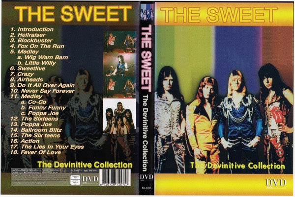 The Sweet : The Definitive Collection (DVD-V, Comp, Unofficial, PAL)