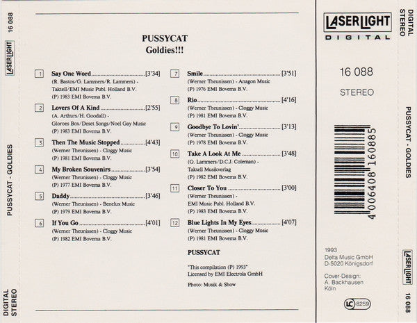 Pussycat (2) : Goldies!!! (CD, Comp)